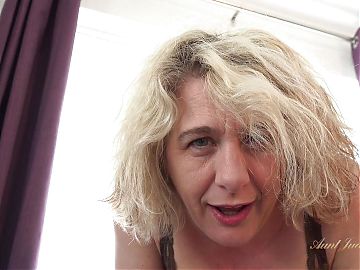 AuntJudysXXX - Your Busty BBW Stepmom Camilla catches you watching MILF porn (POV)