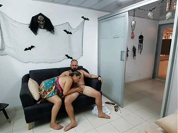 Fucking My Horny Neighbor Without Underwear - Part 1 - Porn in Spanish