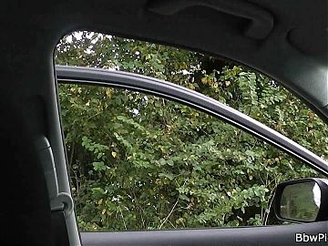 Chubby picked up for cunnilingus and cock riding